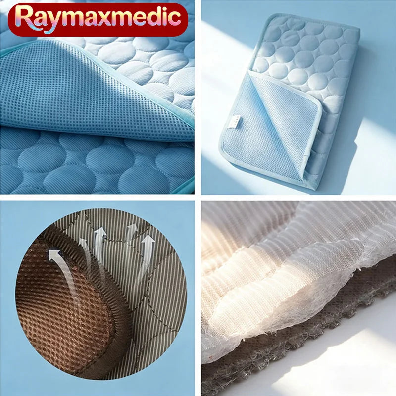 Raymax Summer Dog Cooling Mat Pet Cold Bed Extra Large Small Big Dogs Pet Accessories Cat Durable Blanket Sofa Ice Silk Blanket