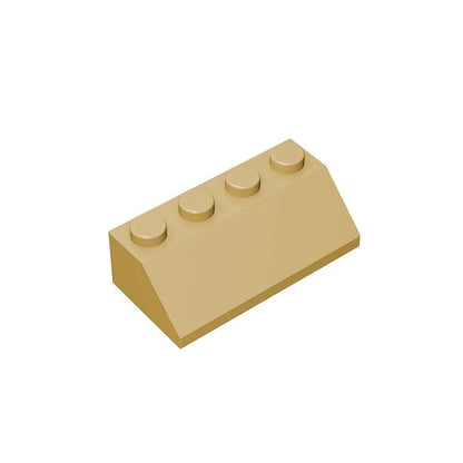 50pcs DIY Building Blocks Slope 2x4 Thick Figure Bricks Educational Creative Compatible With 3037 Toys for Children Size