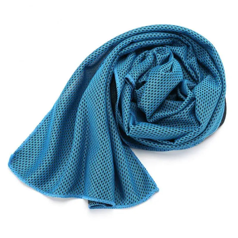 30x90cm Cooling Towel Neck Wrap Lce Sports Beach Towels Cold Microfiber Cloth for Summer Outdoor Work Yoga Golf Gym Fitness