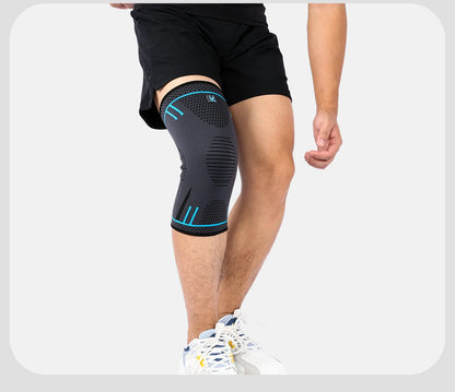 1 Pcs Compression Knee Support Sleeve Elastic Knee Pads Brace Springs Gym Sports Protector Basketball Hiking leg guards
