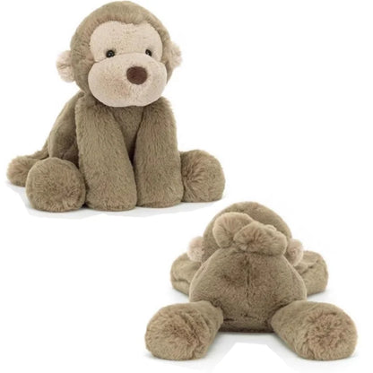 Jellycat large stuffed toy monkey; Bathrobe bear; Stuffed bear; Stuffed toy; Shy stuffed toy monkey; Fun party gift