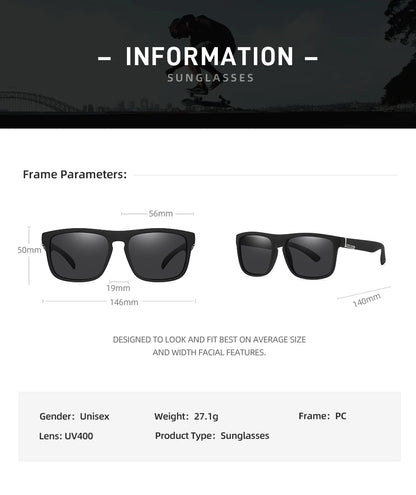 VAGHOZZ Brand Classic Sunglasses Men UV400 Fishing Sun Glasses Women Square Outdoor Male Sport Eyewear Driving Shades