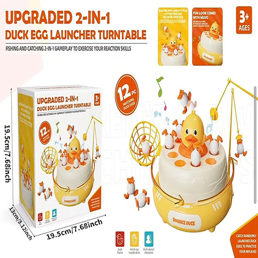 Child Party Bounce and Catch Duck Board Game Catching Flying Duck Training Hand Eye Coordination Parent  Funny Kid Game Toy Gift