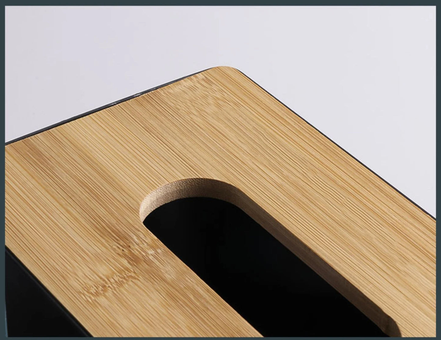 Tissue Box Table Napkin Holder Tissue Case Paper Box Container Bamboo Cover Solid Wood Storage Box Home DesktopTissue Box Holder