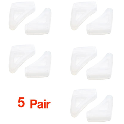 5Pairs Glasses Ear Grip Sport Eyeglasses Ear Hook Silicone Anti Slip Eyewear Comfortable Safe Temple Tips Sleeve Retainer Holder
