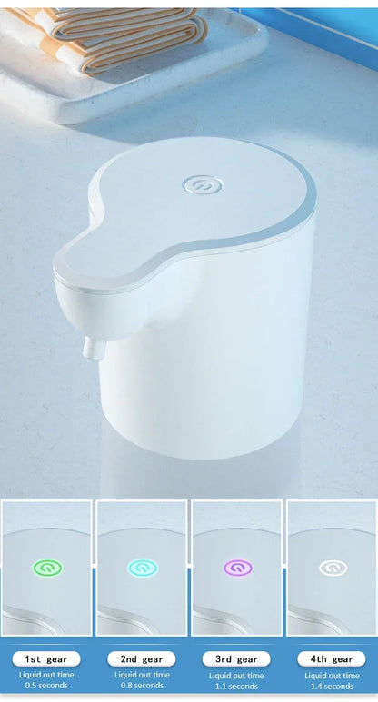 HOMEFISH Smart Automatic Sensor Foam Dispenser Touchless Infrared Soap Dispenser Type-C Charging High Capacity