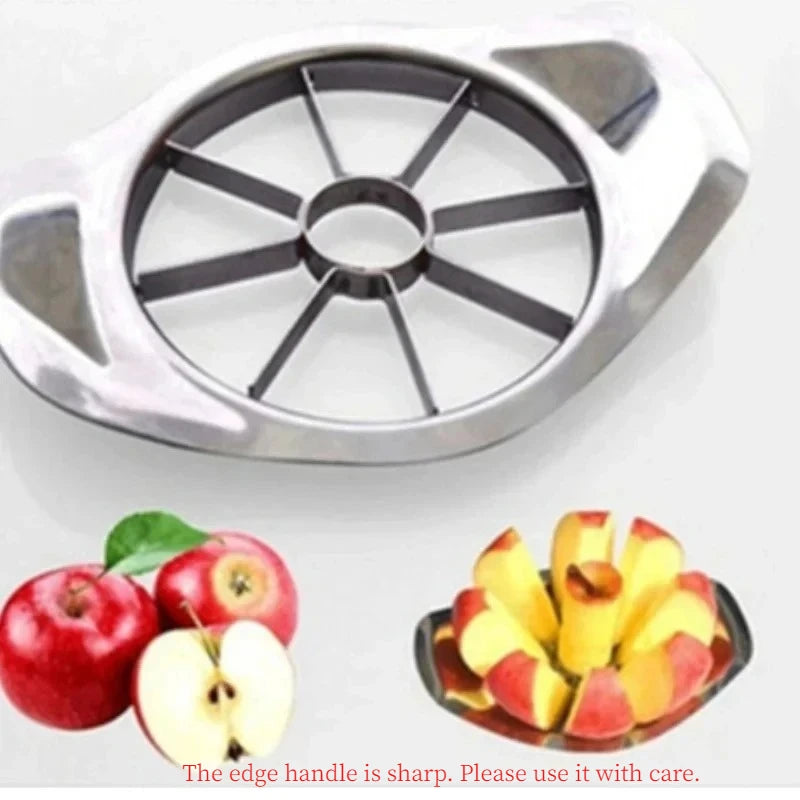 Kitchen Gadgets Stainless Steel Comfort Handle Divider Apple Cutter Vegetable Fruit Tools