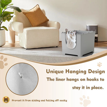 3PCS Liner F Compatible with Modkat Flip Litter Box Reusable Liners for Flip Litter Box Liner F for Cat Litter Box